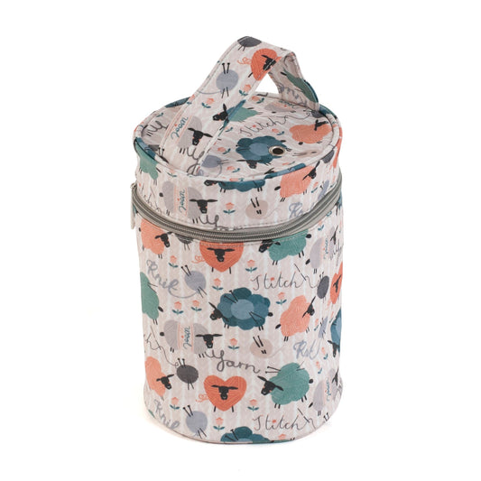 Wool Holder: Matt PVC: Knit Happens: Item size: (d/w/h) 14 x 14 x 22cm.