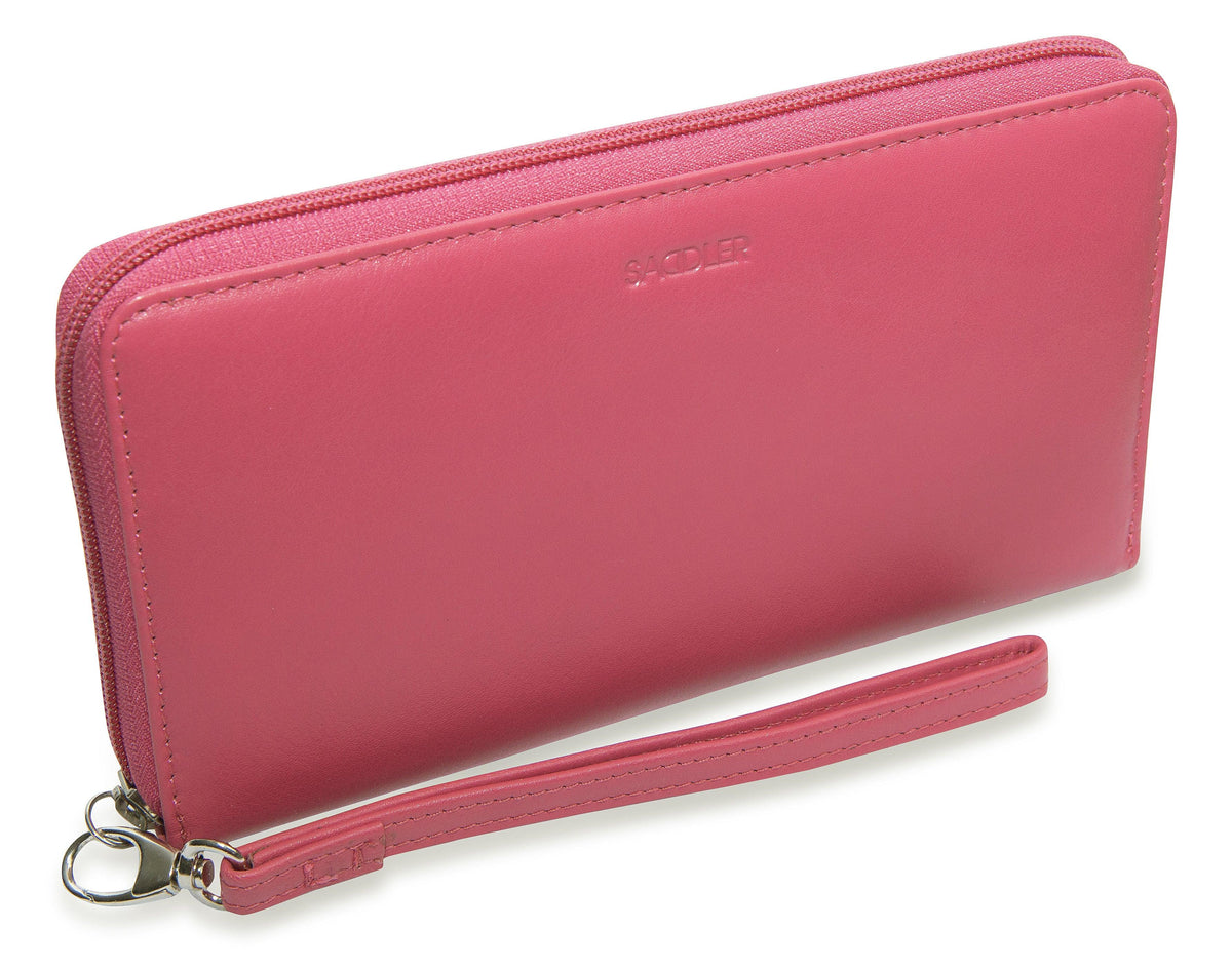 SADDLER SOPHIA Leather Zip Around Purse