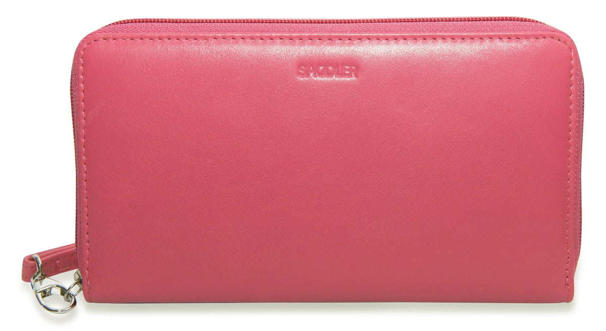 SADDLER SOPHIA Leather Zip Around Purse