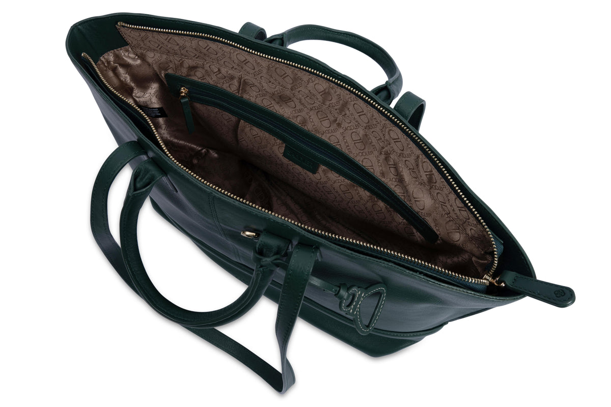 Victoria Oversize East West Tote Bag for Women - handmade by Saddler