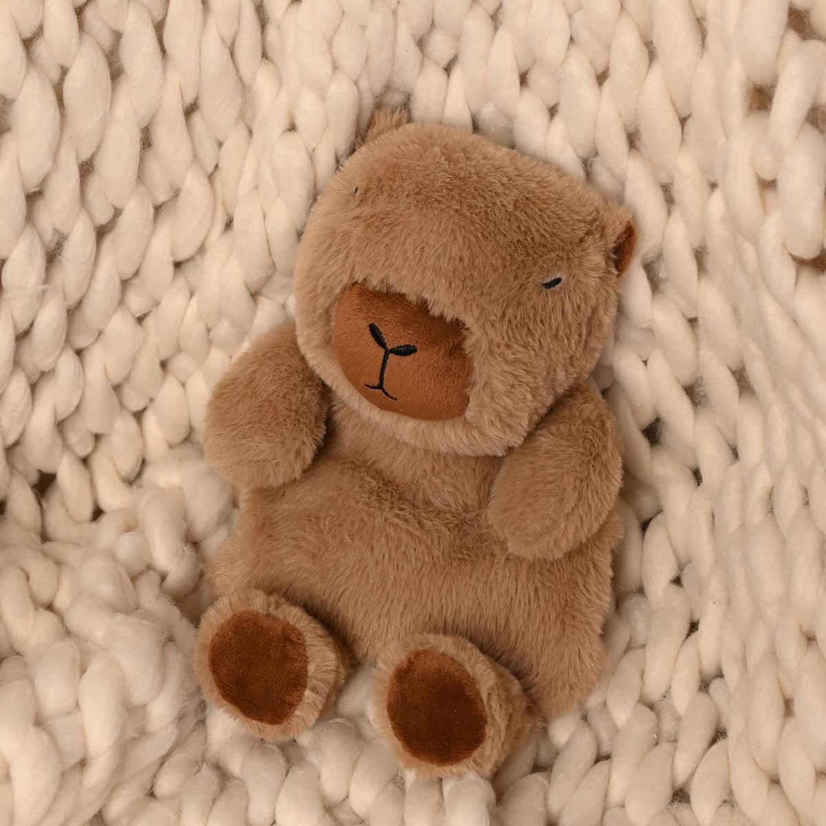 The Feel Good Club Capybara Cuddly Shaped Wheat Bag