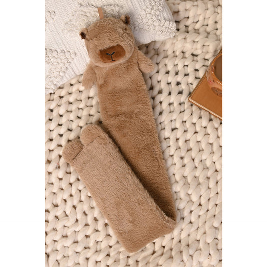 The Feel Good Club Capybara 1.7L Long Hot Water Bottle