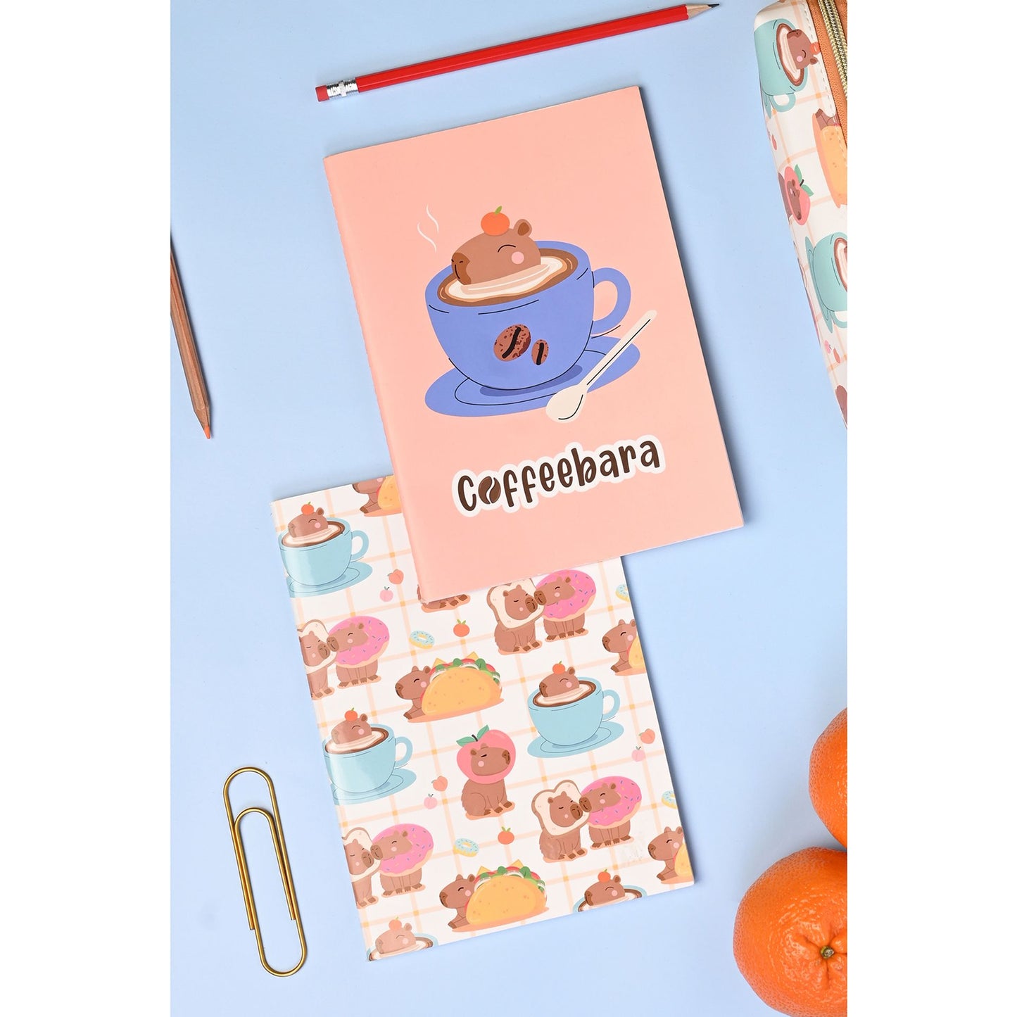 The Feel Good Club Capybara Soft Cover Notebook Set