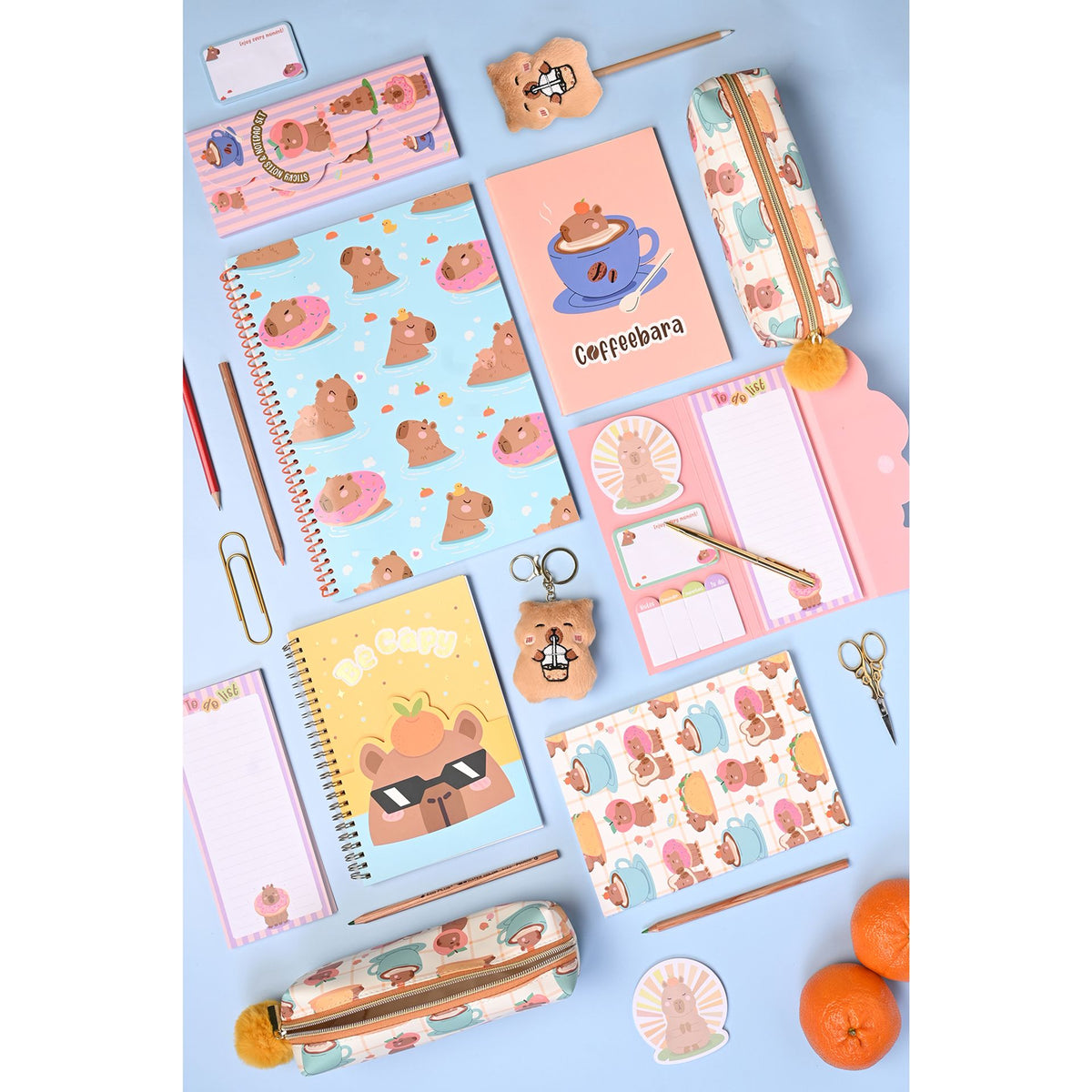 The Feel Good Club Capybara Soft Cover Notebook Set