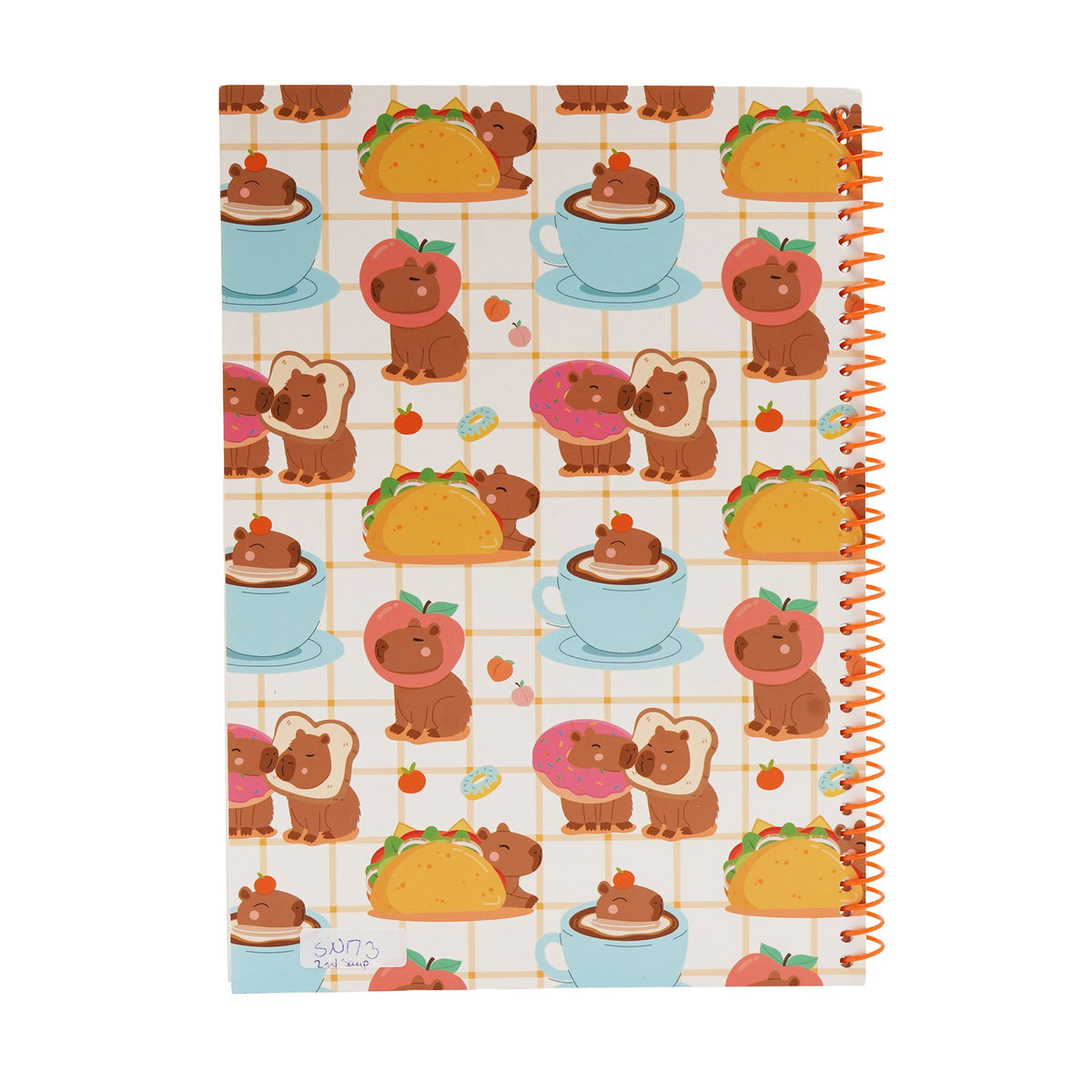 The Feel Good Club Capybara Spiral Soft Cover Notebook