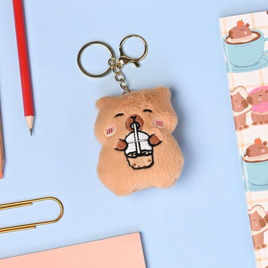 The Feel Good Club Capybara Plush Keyring/Bag Charm
