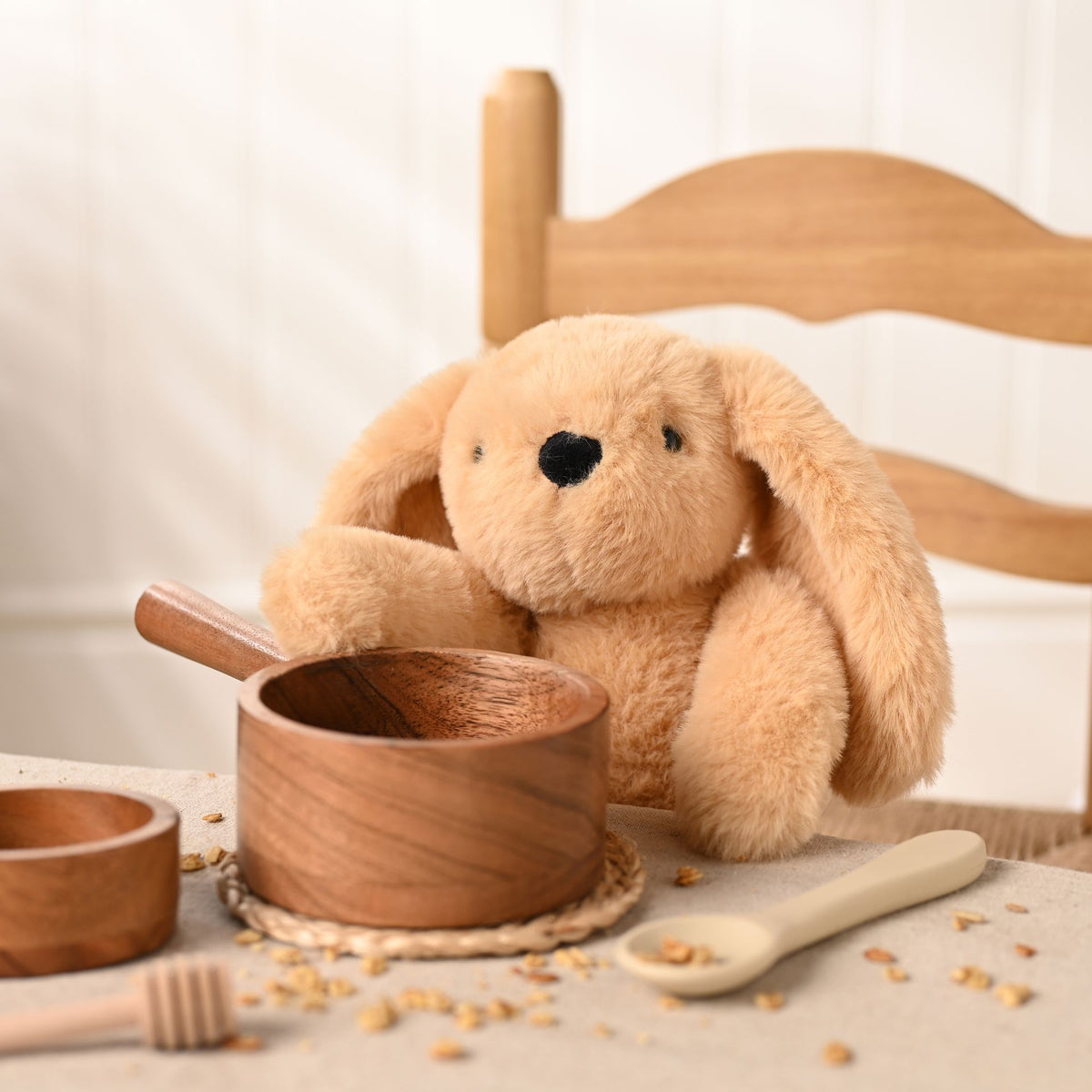 Oatey The Plush Long Leg Light Brown Bunny 35 cm