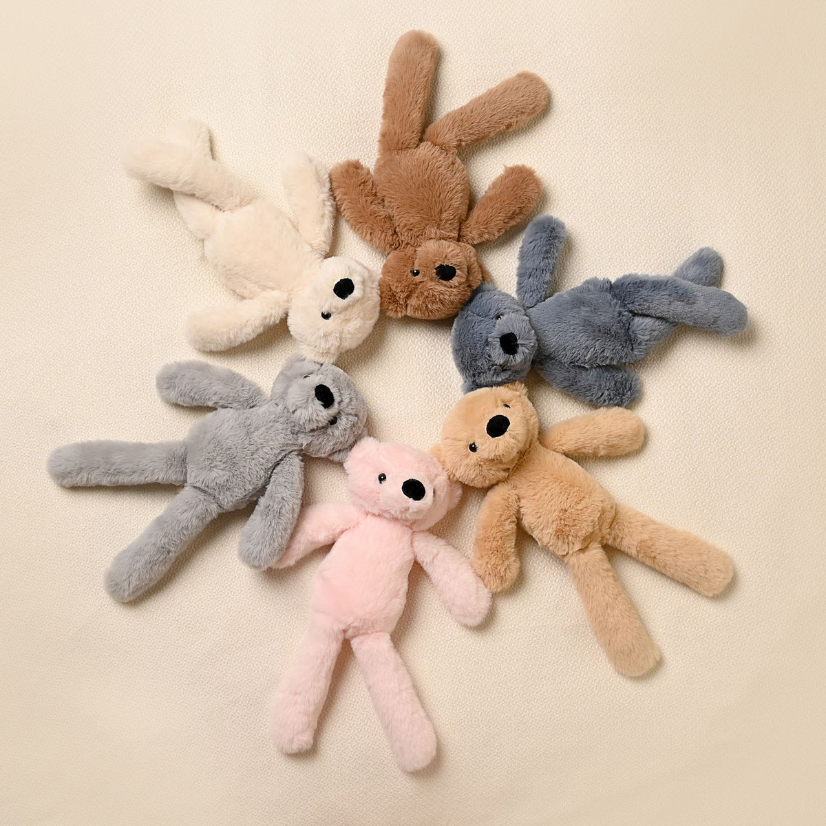 Pip The Plush Long Leg Blue Teddy Bear 30 cm