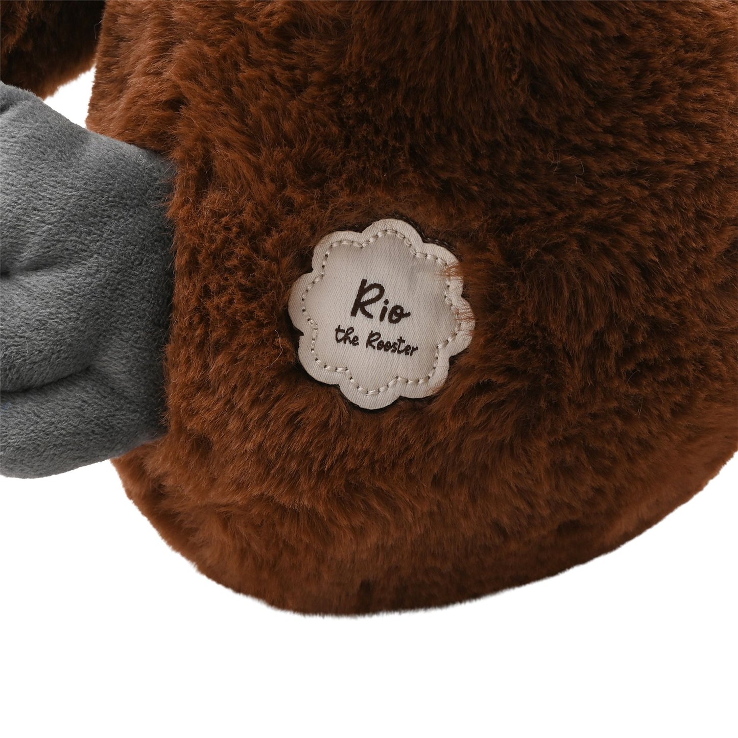 Rio The Plush Sitting Rooster 28cm