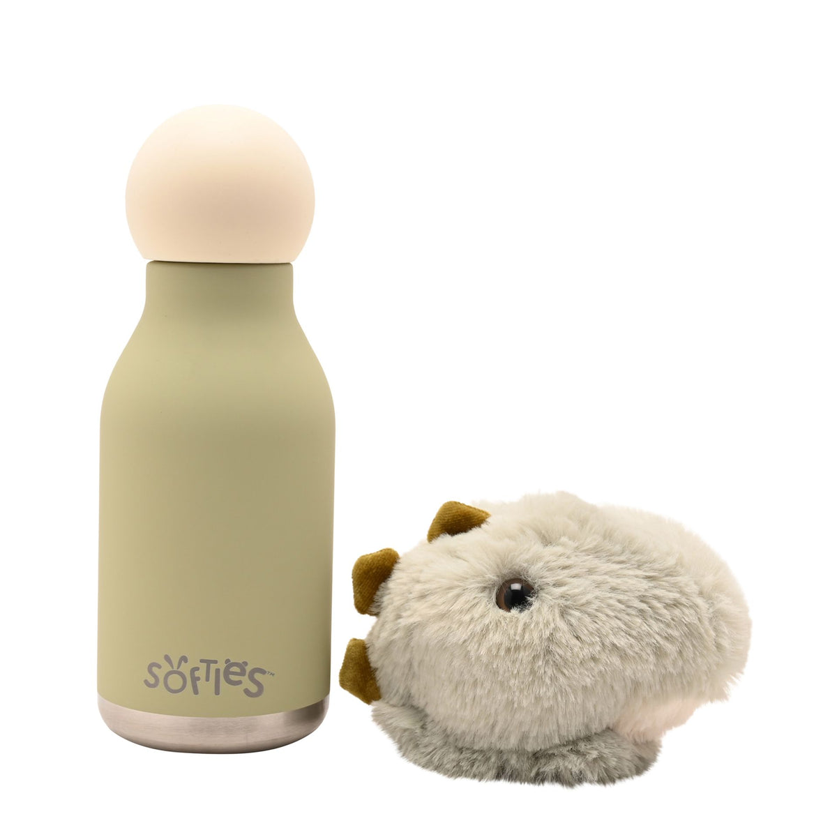 Tommy The Plush T-Rex Green Stainless Steel Water Bottle 23cm / 450ml