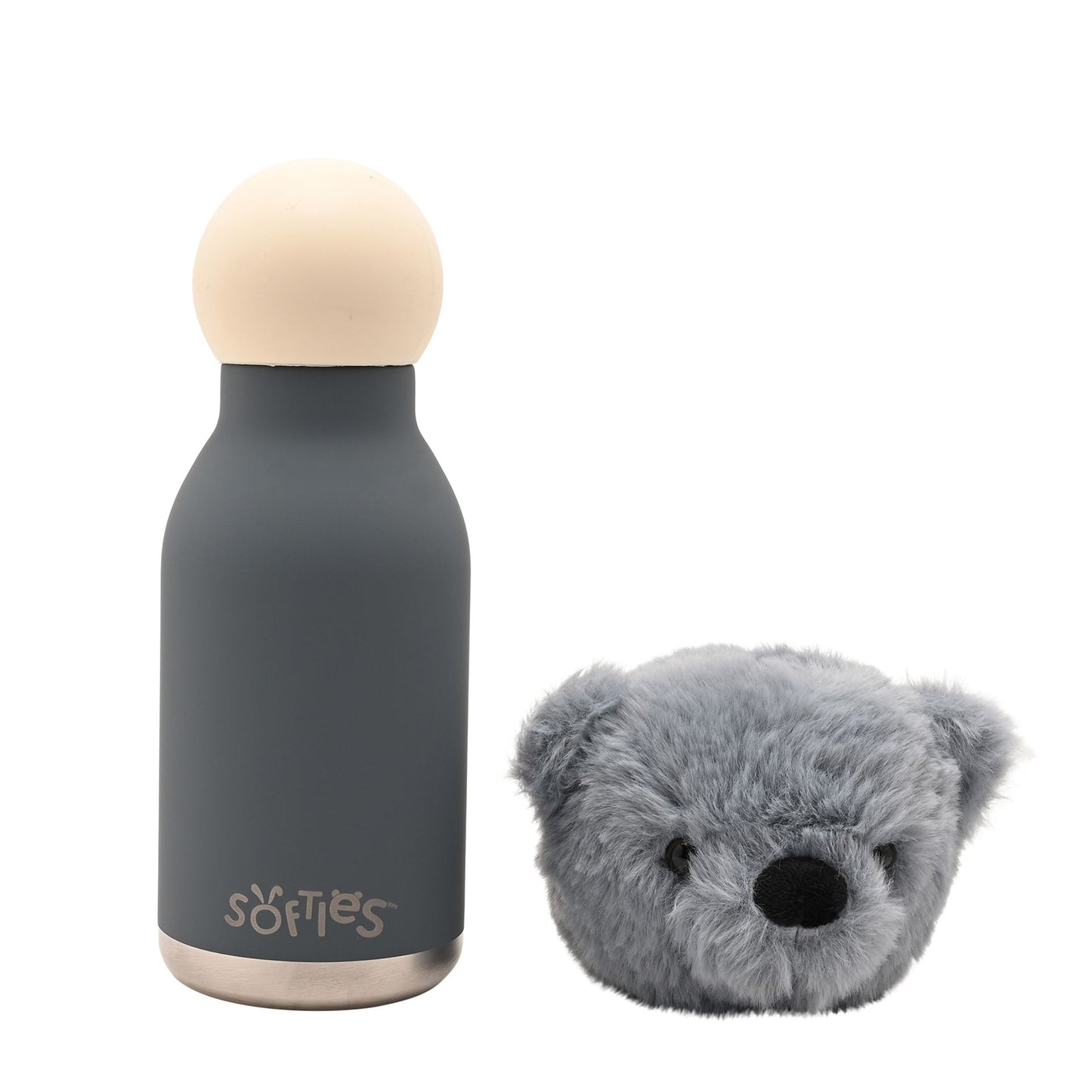 Pip The Plush Teddy Petrol Blue Stainless Steel Water Bottle 23cm / 450ml