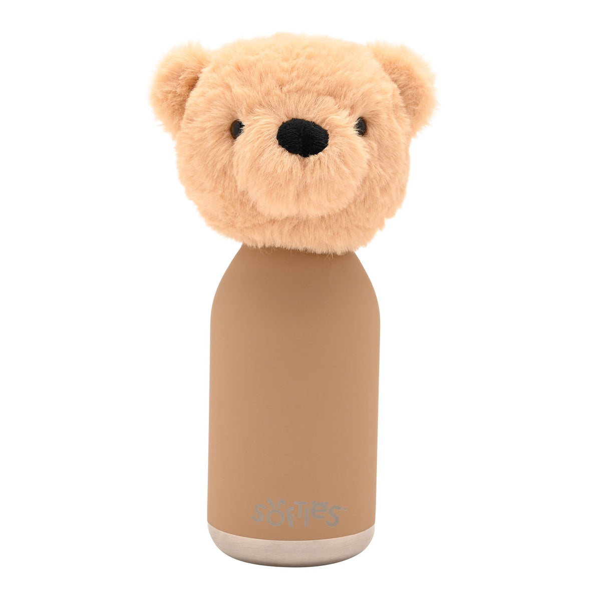 Hudson The Plush Teddy Light Brown Stainless Steel Water Bottle 23cm / 450ml