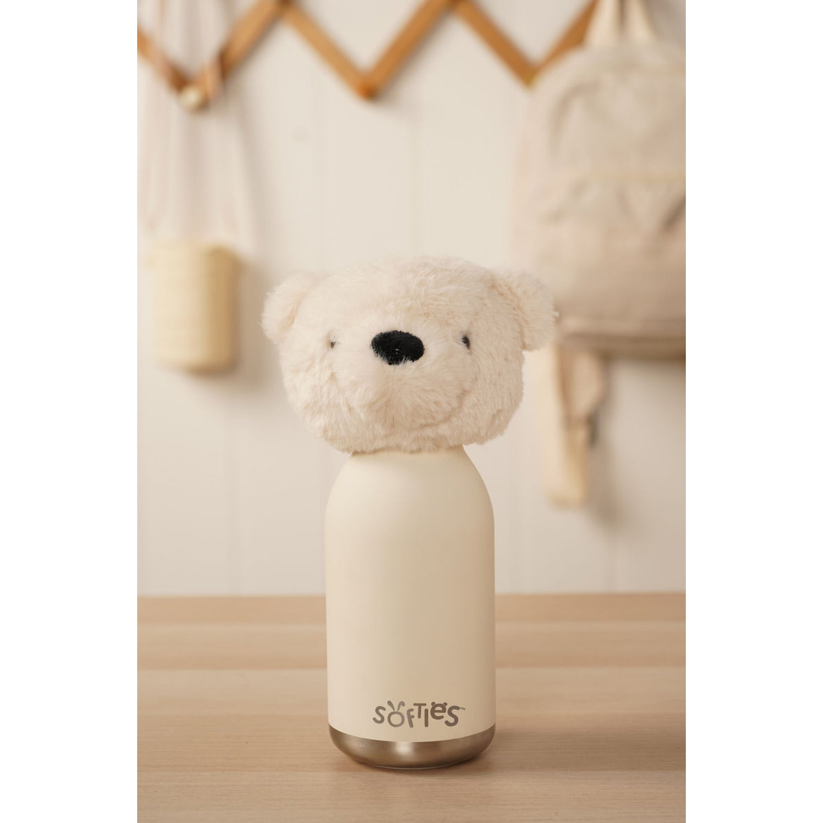 Lola The Plush Teddy White Stainless Steel Water Bottle 23cm / 450ml