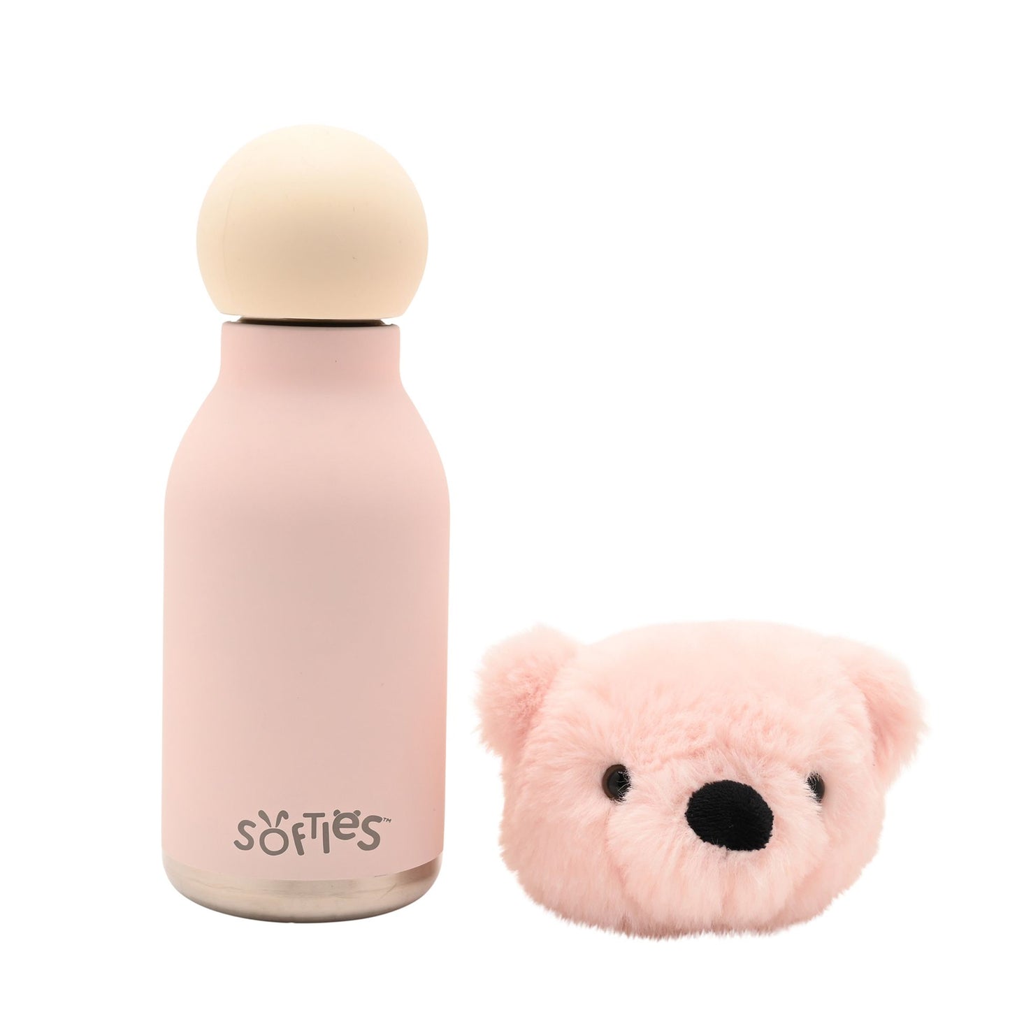 Willow The Plush Teddy Pink Stainless Steel Water Bottle 23cm / 450ml