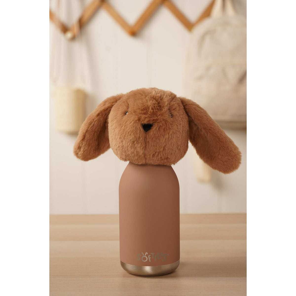 Cookie The Plush Bunny Dark Brown Stainless Steel Water Bottle 23cm / 450ml
