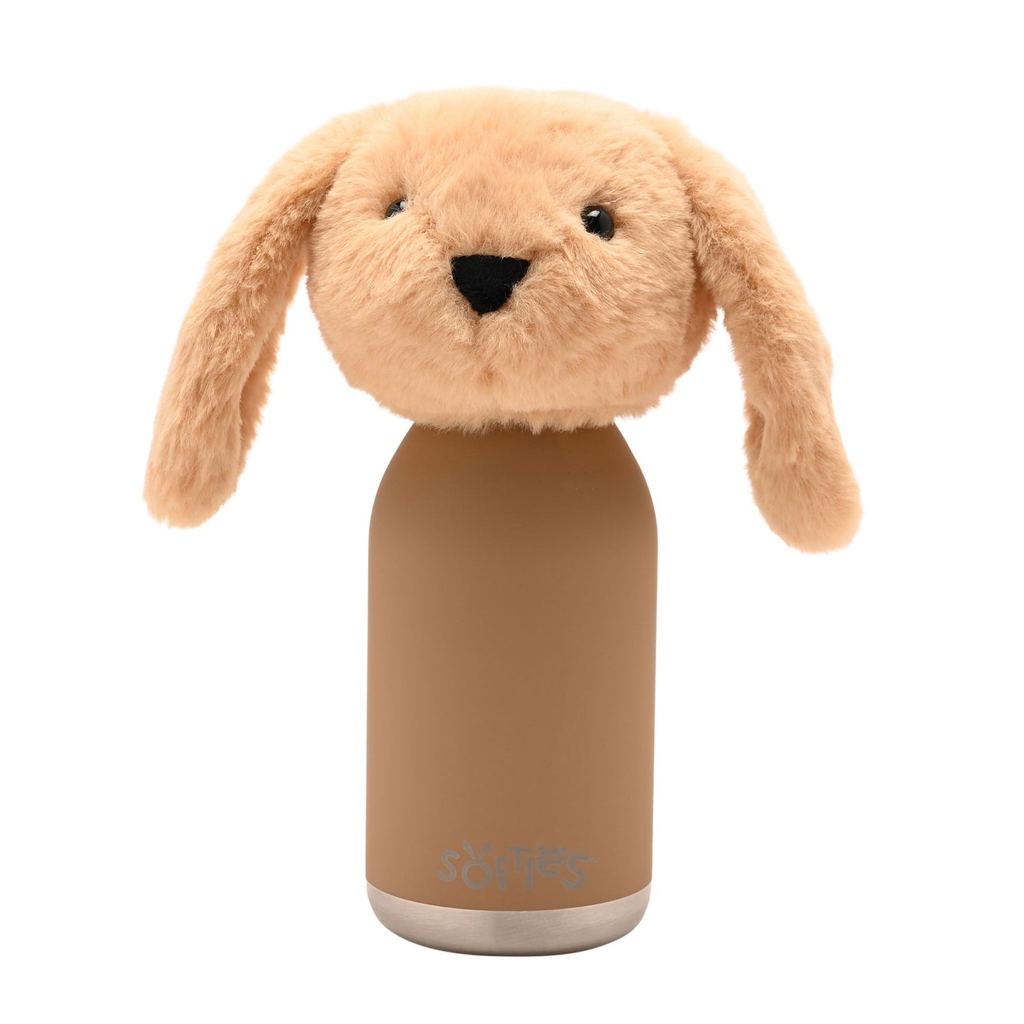 Oatey The Plush Bunny Light Brown Stainless Steel Water Bottle 23cm / 450ml
