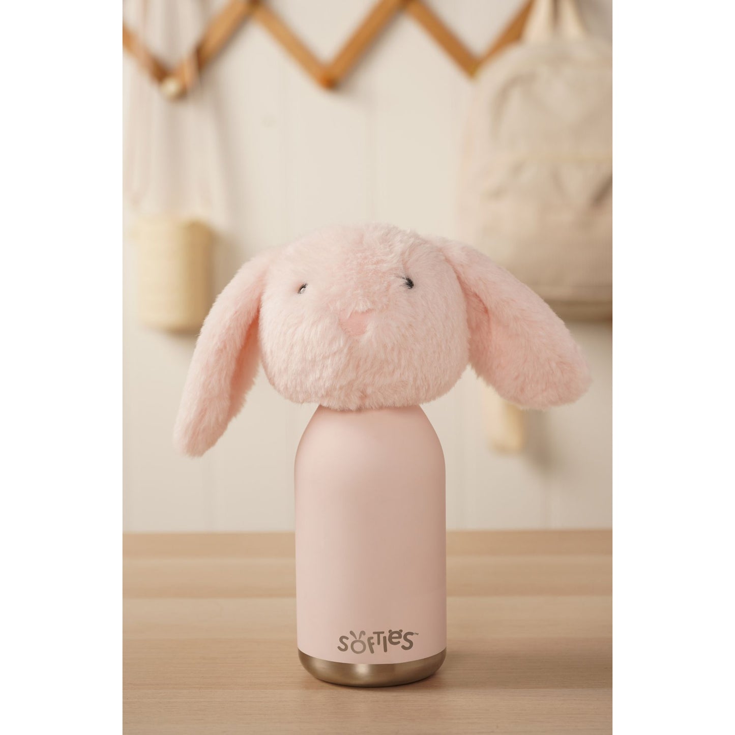 Katie The Plush Bunny Pink Stainless Steel Water Bottle 23cm / 450ml