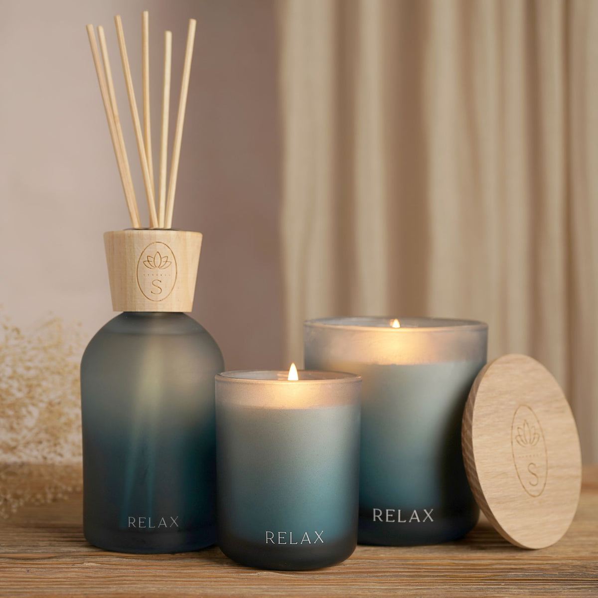 Serenity Relax Candle 120g Petitgrain, Rose & Sandalwood