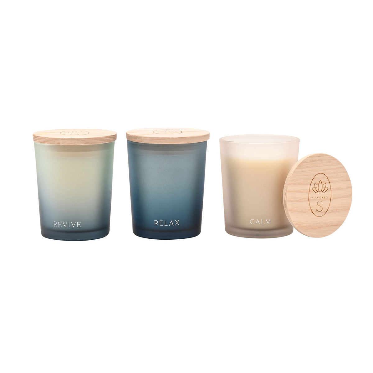 Serenity Pause Set of 3 Candles 70g