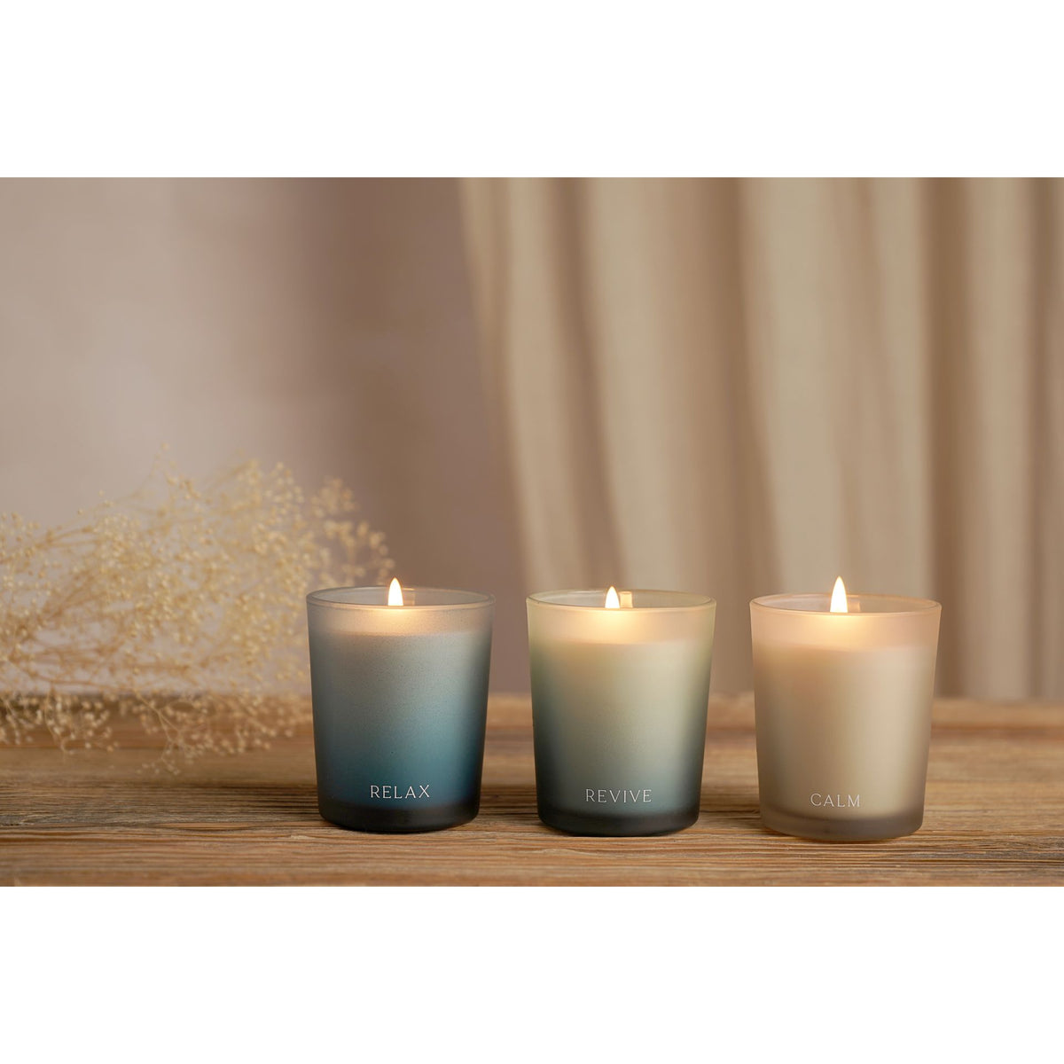 Serenity Pause Set of 3 Candles 70g