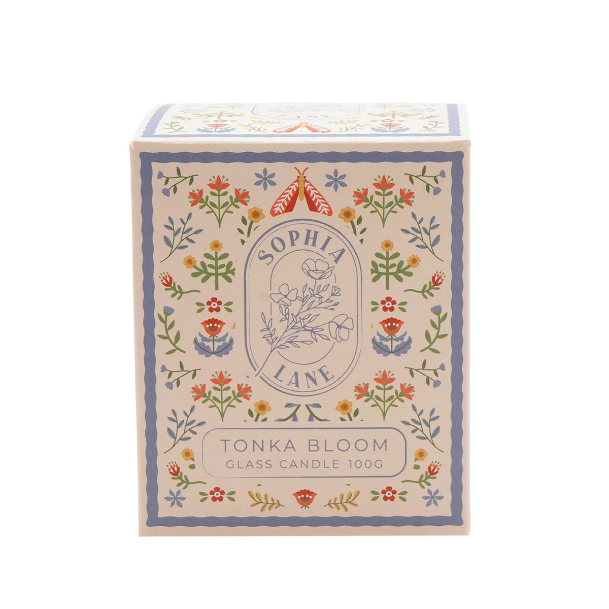 Sophia Lane Tonka Bloom Floral Candle - 100g
