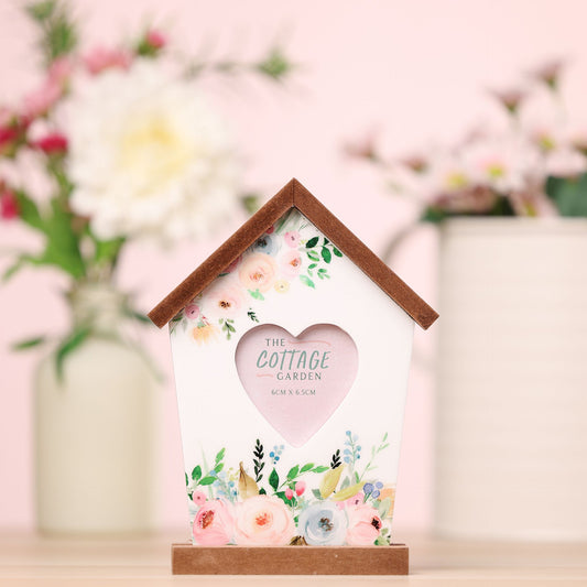 The Cottage Garden Heart Photo Frame - Birdhouse