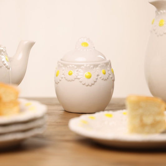 The Cottage Garden Sugar Bowl - Daisy