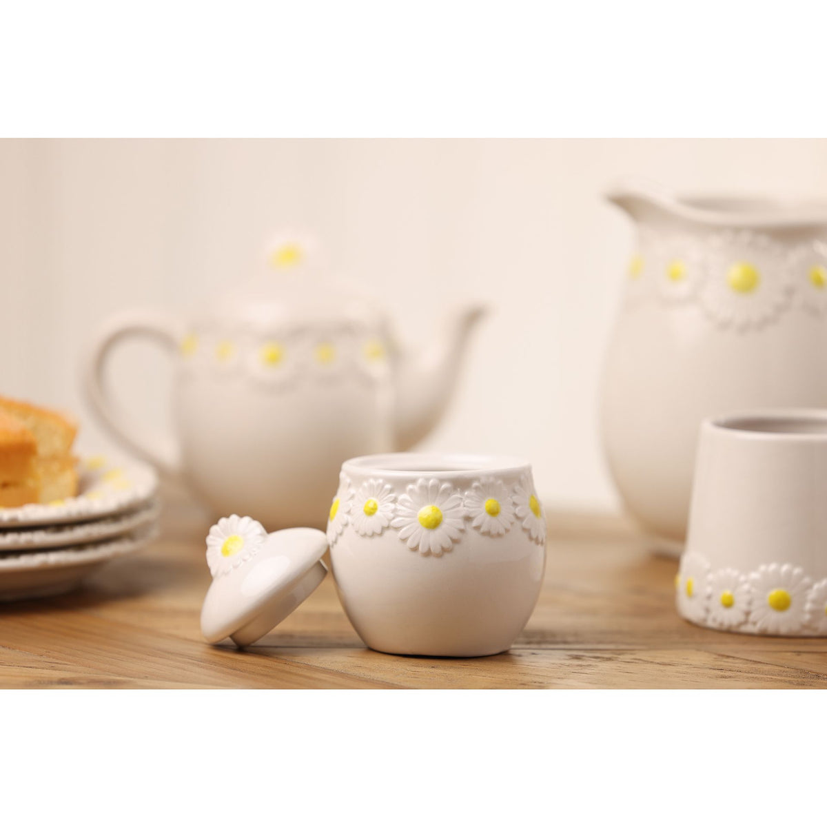 The Cottage Garden Sugar Bowl - Daisy