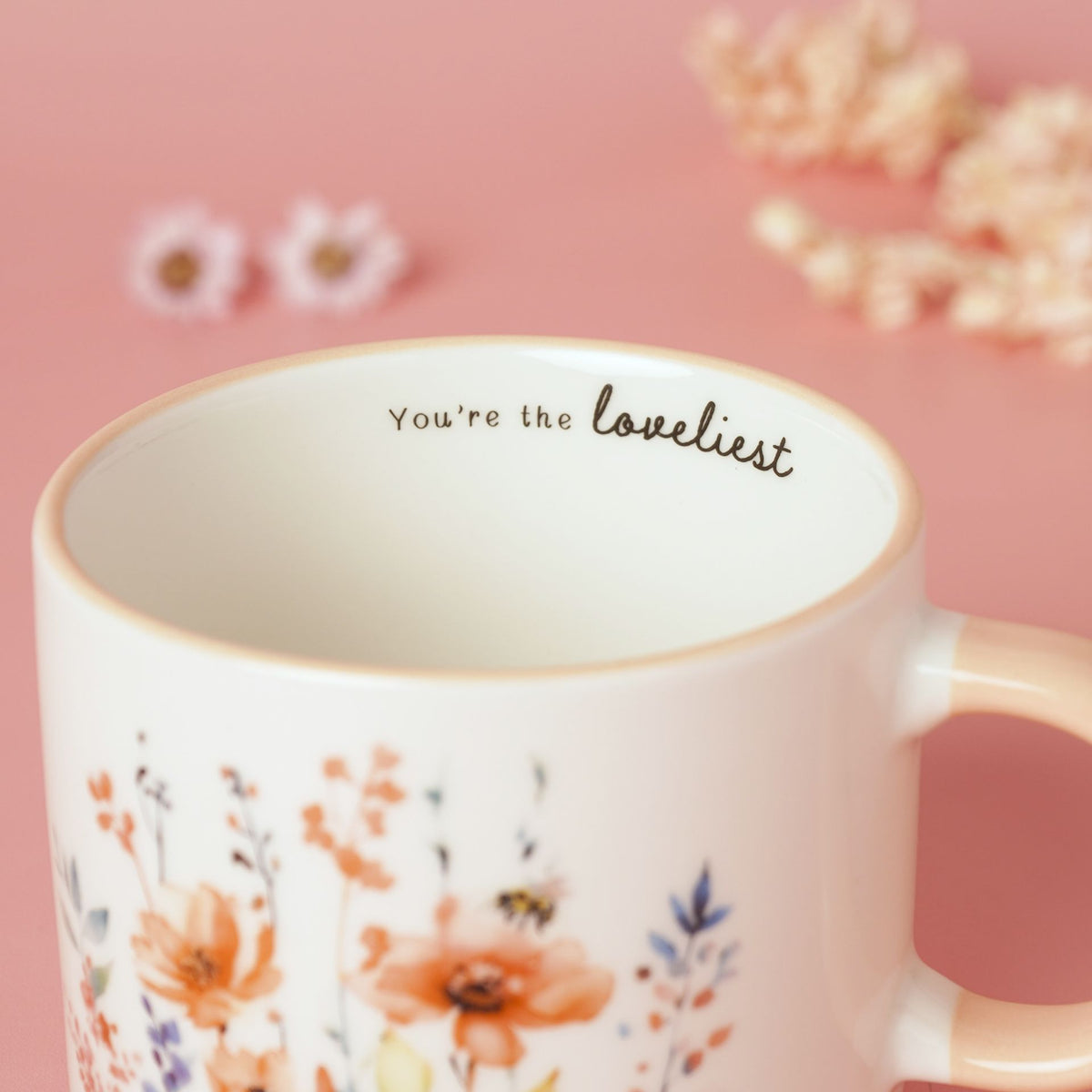 The Cottage Garden Peach Mug - Nanna