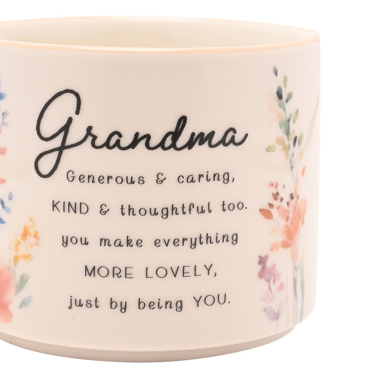 The Cottage Garden Peach Mug - Grandma