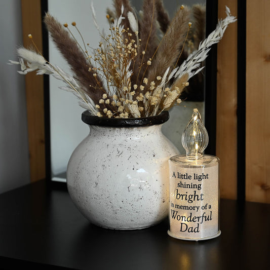 Thoughts of You Memory Candle Light - Dad