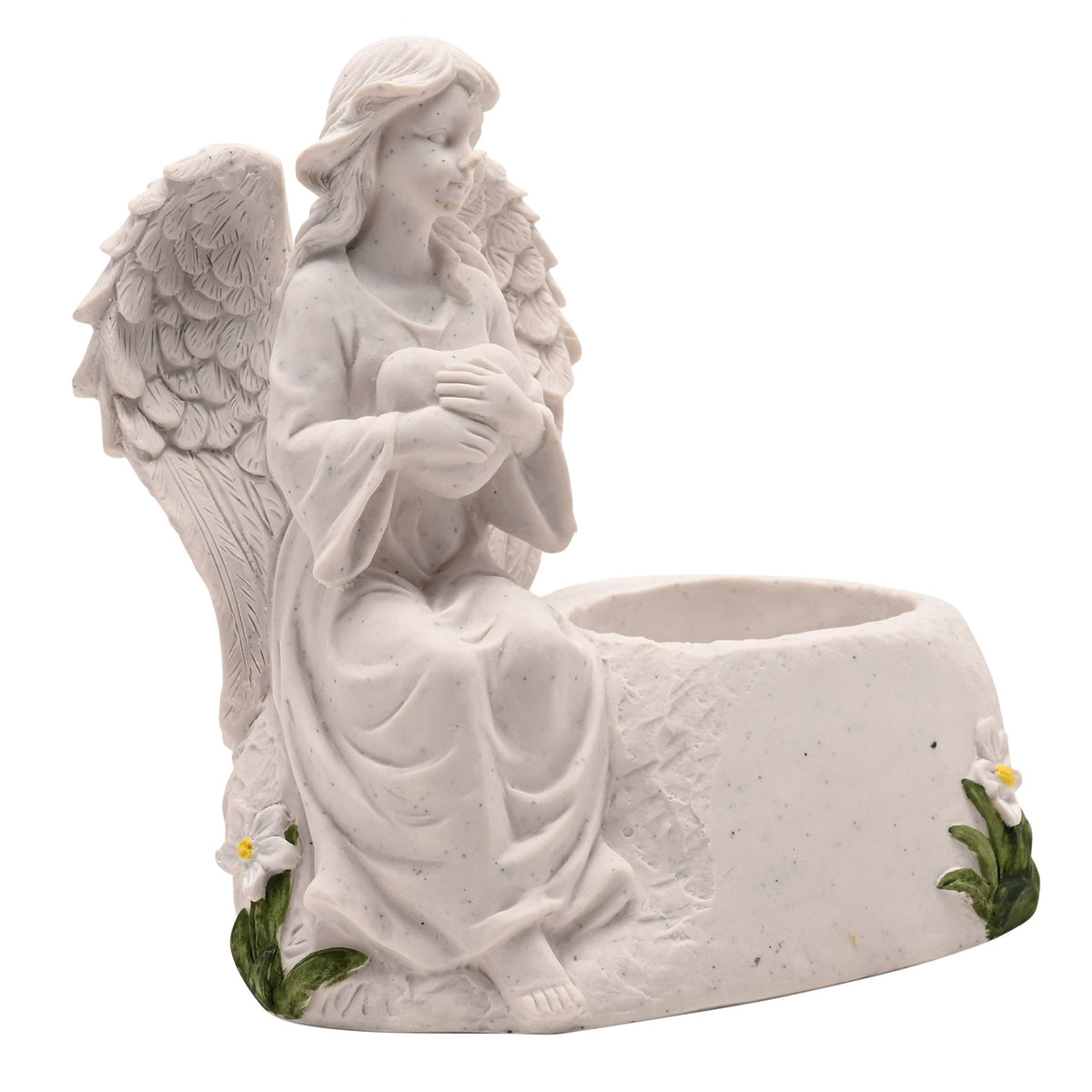 Thoughts of You Sitting Angel Graveside Pot Holder