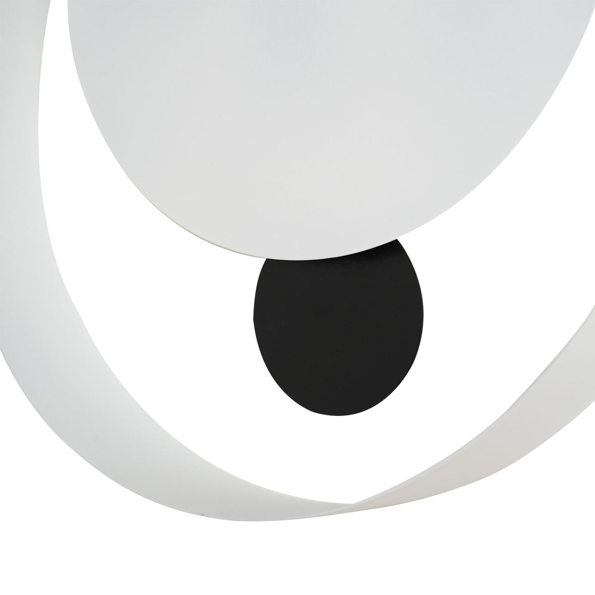 Interval Pendulum Wall Clock 30cm - White & Black