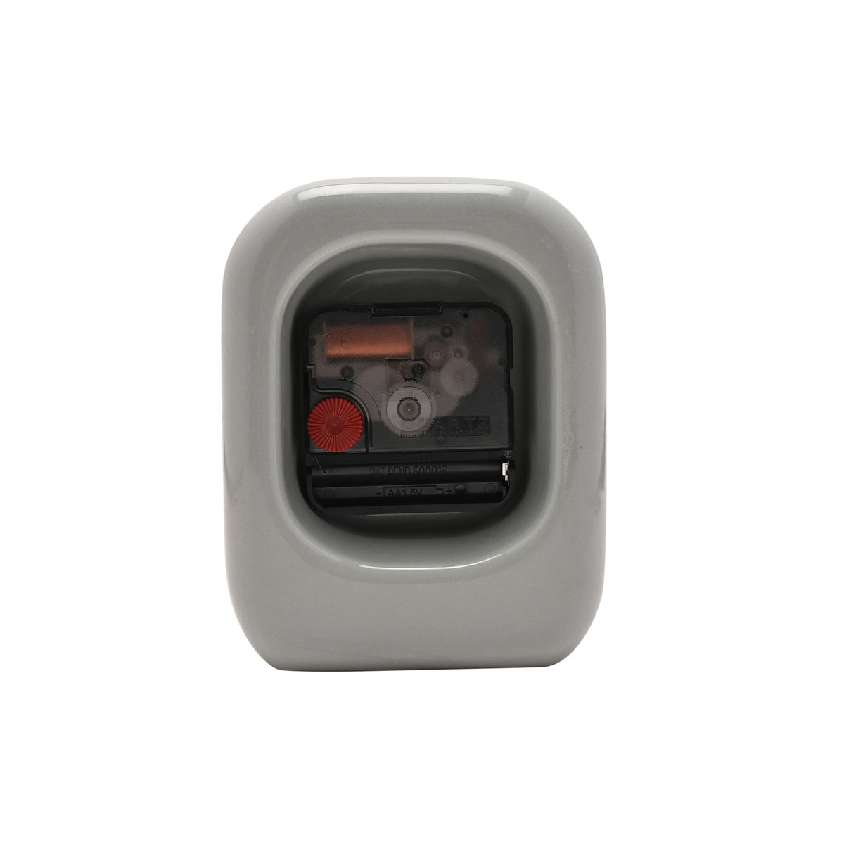 Interval Porcelain Desk Clock - Grey