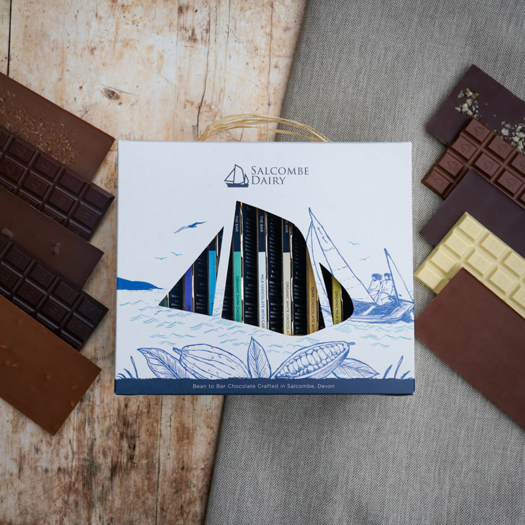 A Ten Bar Chocolate Tasting Gift Box