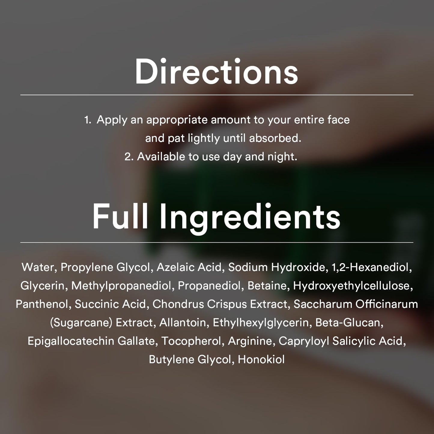 Abib Clear Spot Serum 7.325 Pump with Seamoss Extract, Azelaic Acid, Succinic Acid — 30 mL (1.01 fl oz)