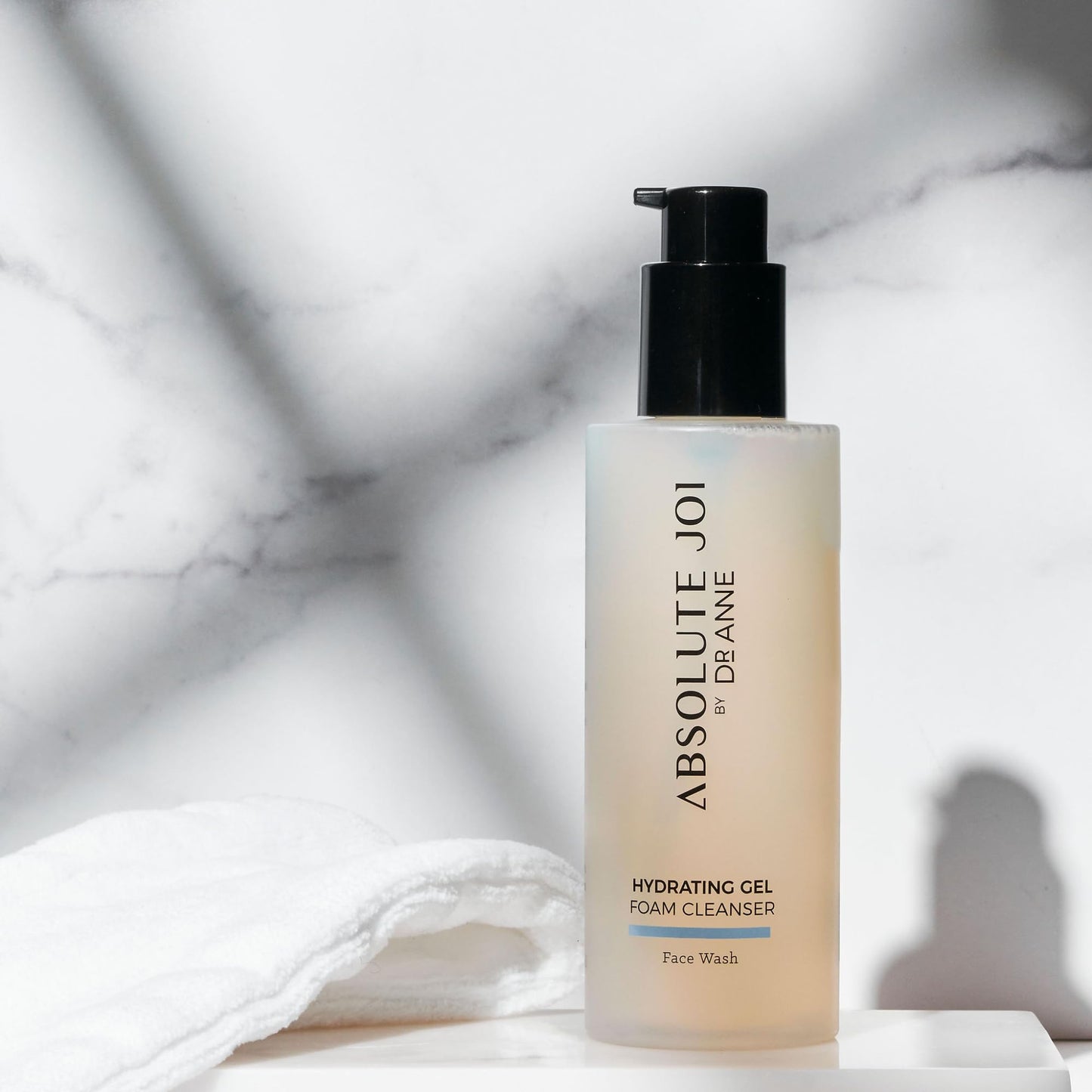 AbsoluteJOI Gentle Foaming Hydrating Facial Cleanser with Glycerin – Soap-Free, pH-Balanced, Fragrance-Free, 200ml