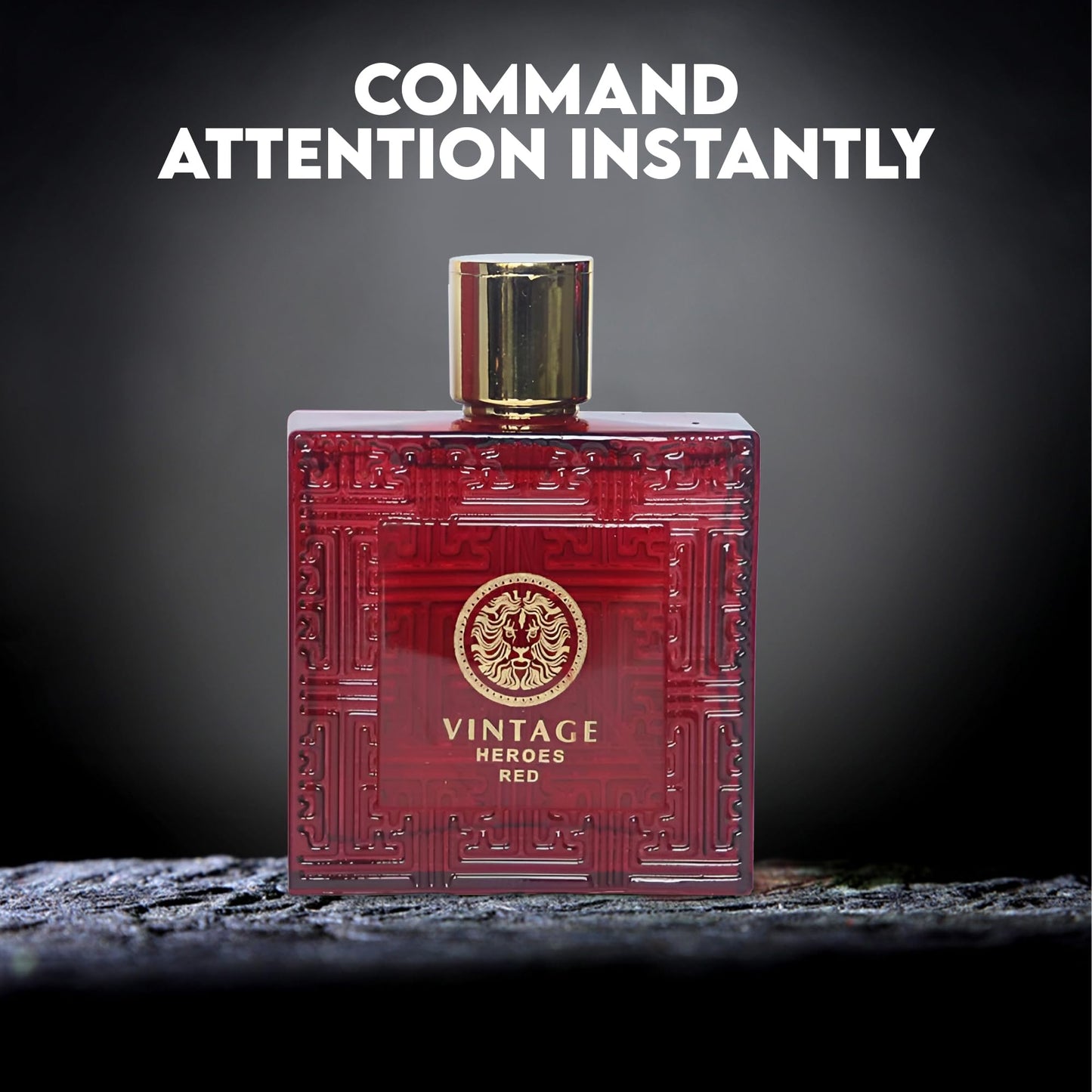 ACENTER Men's Cologne Gift Set 4 Pack – Vintage Heroes Series (3.4 oz Each) | Vanilla Bourbon, Leather & Amber Floral