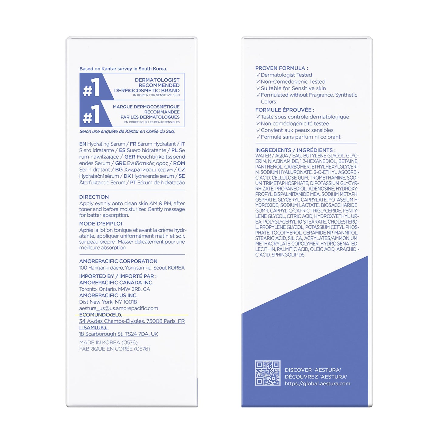AESTURA ATOBARRIER365 Hydro CERA-HA Serum — Ceramides, Hyaluronic Acid & Niacinamide for Deep Hydration | 30ml