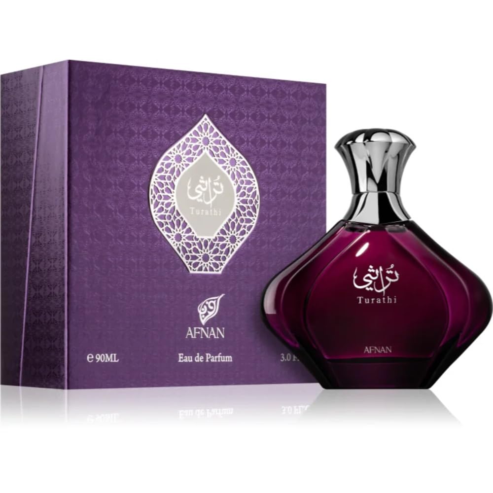 Afnan Turathi Purple Eau de Parfum for Women - 3.0 Fl Oz | Luxurious Scent