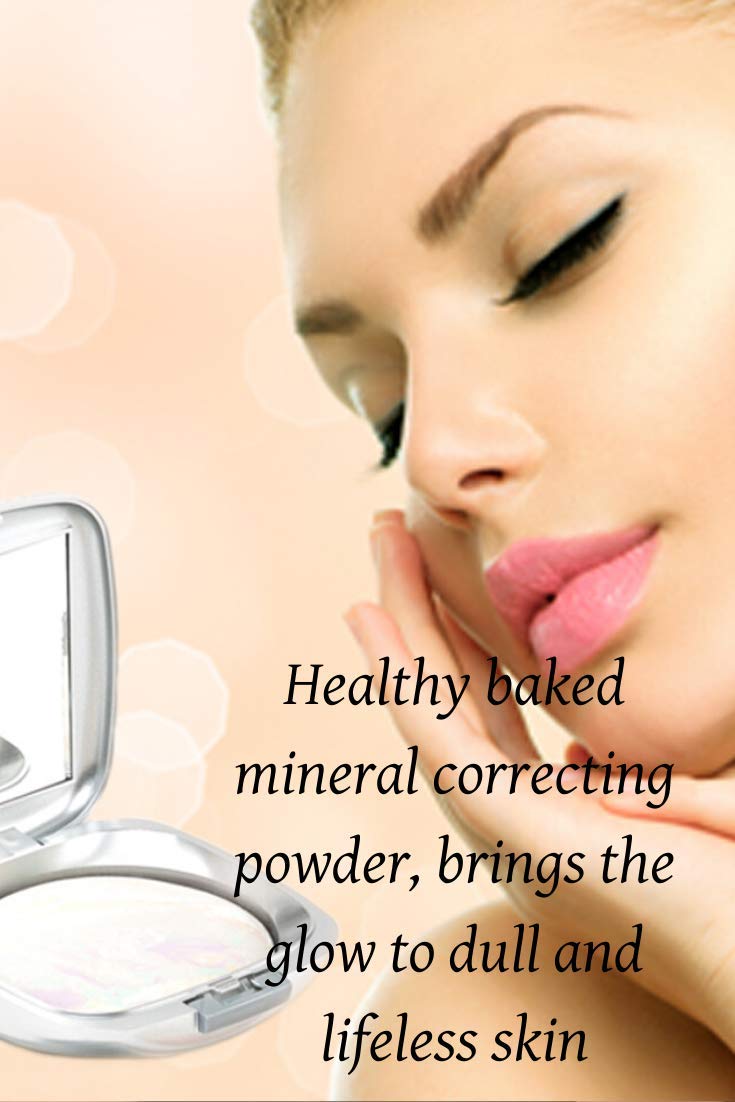 Ageless Derma Baked Mineral Color Correcting Powder – Vegan Redness Neutralizer