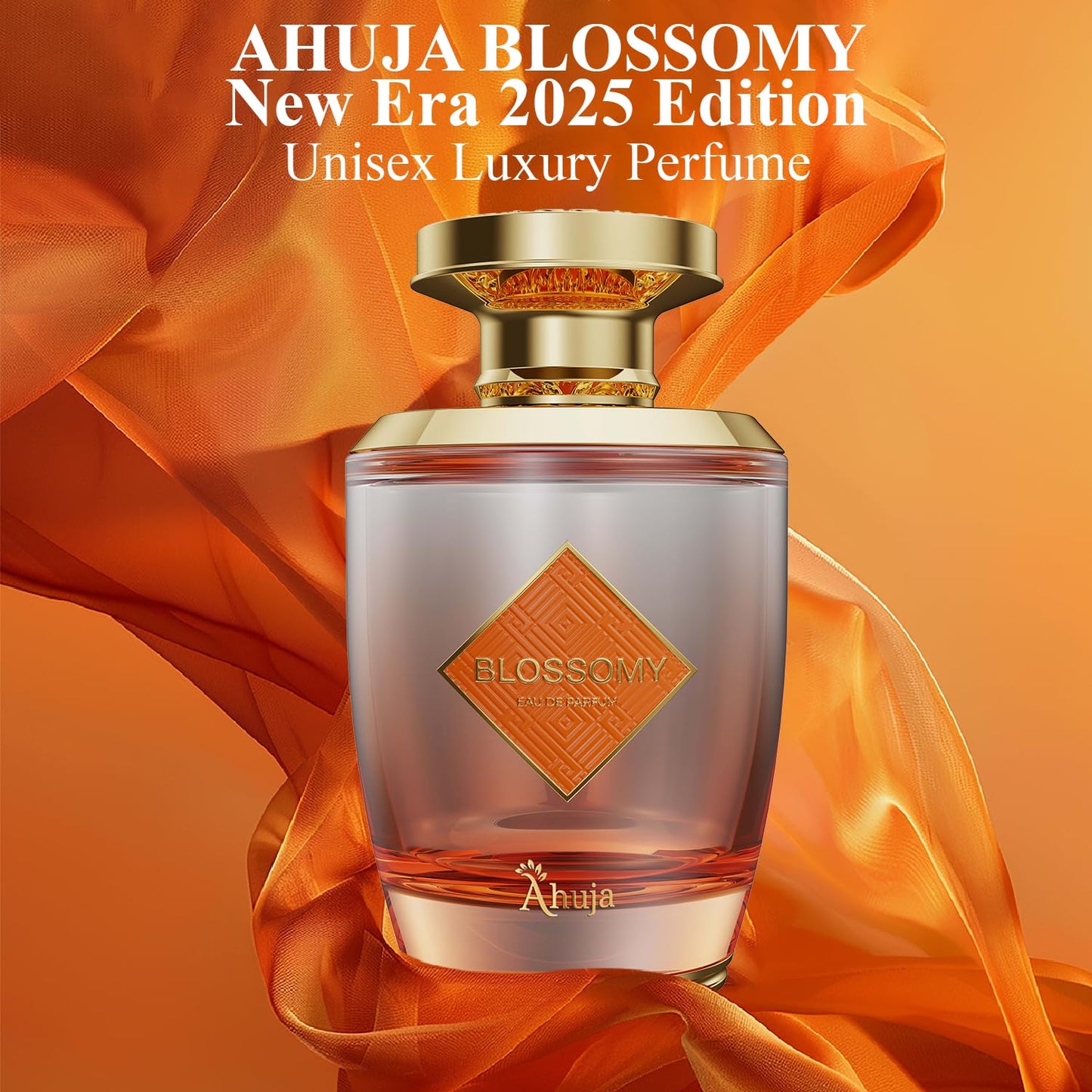 AHUJA Blossomy Eau de Parfum – 3.4oz for Women | Floral Tuberose & Jasmine