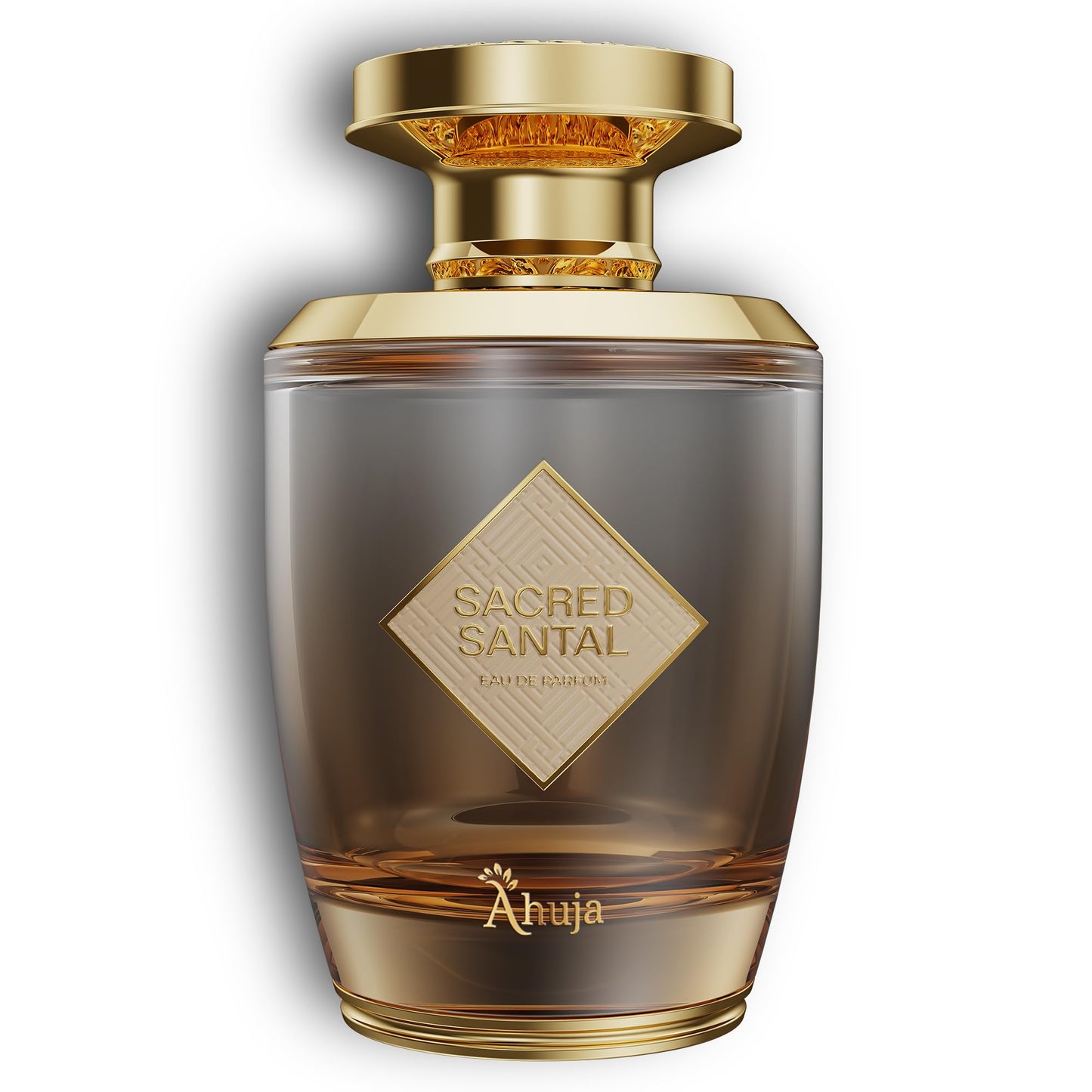 AHUJA Sacred Santal Eau de Parfum - Unisex Sandalwood, Cardamom & Violet Leaves, 3.4 oz