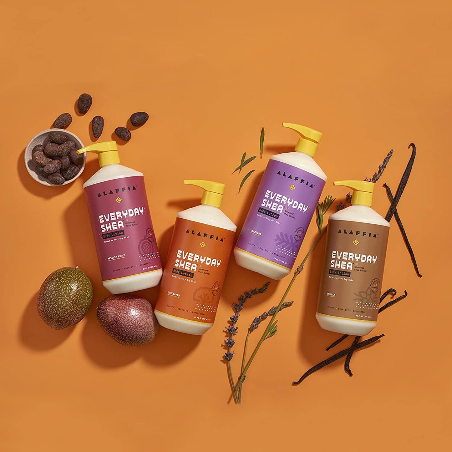 Alaffia EveryDay Shea Conditioner – Moisturizes, Restores & Protects | Fair Trade Shea Butter, Unscented, 2-Pack (32 oz each)