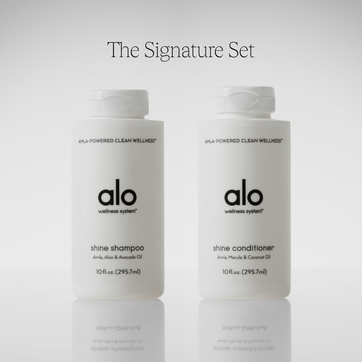Alo Shine Shampoo | Smooths, Frizz-Control & Bounce for All Hair Types | Sulfate-Free & Botanical Oils | Grapefruit Scent | 10 fl oz