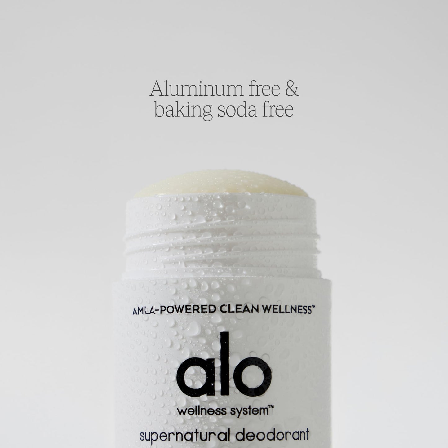 Alo Supernatural Deodorant – Aluminum-Free, Citrus Scent, Aloe + Hyaluronic Acid | Pack of 2