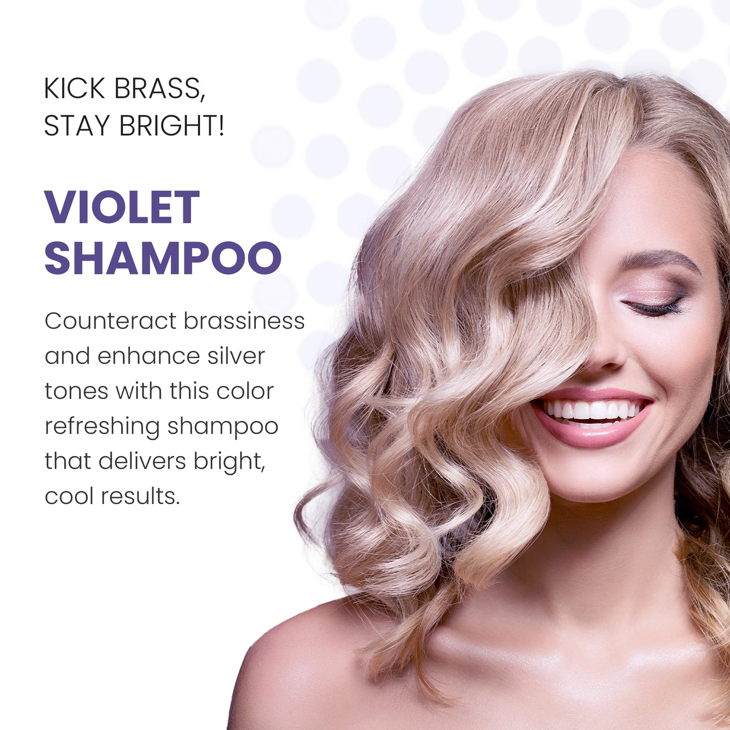 ALOXXI Violet Shampoo for Blonde & Silver Hair — Neutralizes Brassiness & Enhances Luminousity | Paraben & Sulfate Free