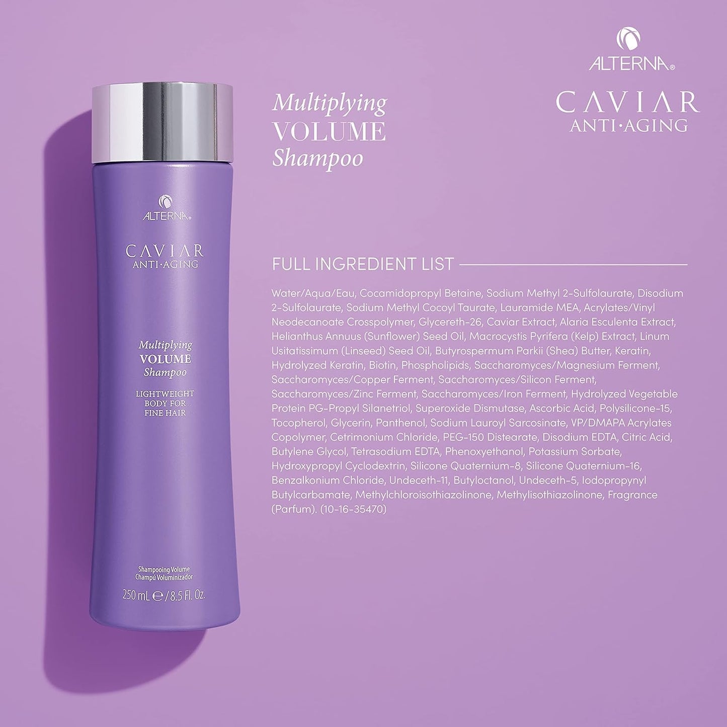 Alterna Caviar Anti-Aging Multiplying Volume Shampoo & Conditioner Set — Red Hair Shine & Volume