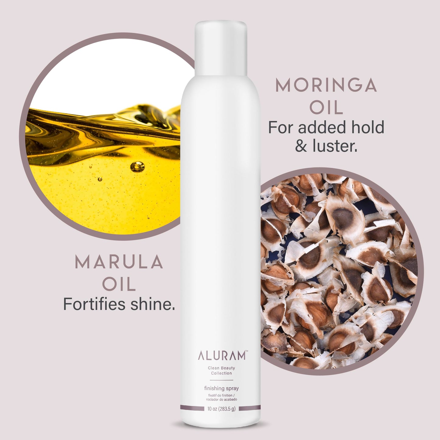 ALURAM Finishing Spray - Long-Lasting Hold, Humidity Resistance, All Hair Types, 10 oz