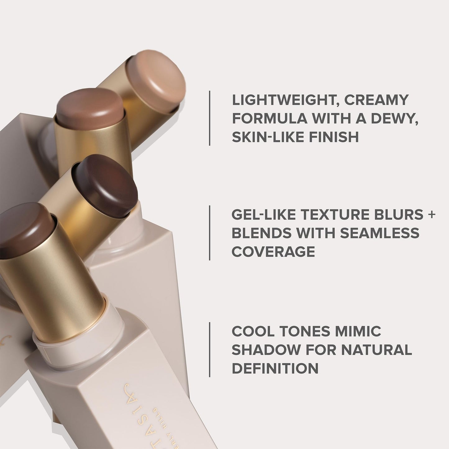 Anastasia Beverly Hills Smooth Blur Contour Stick – Core Shadow | Cool-Toned Gel-Cream Definition